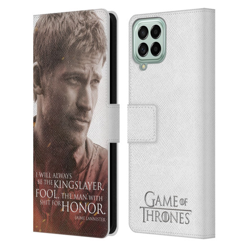 HBO Game of Thrones Character Portraits Jaime Lannister Leather Book Wallet Case Cover For Samsung Galaxy M53 (2022)