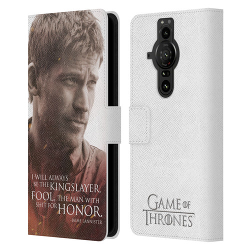 HBO Game of Thrones Character Portraits Jaime Lannister Leather Book Wallet Case Cover For Sony Xperia Pro-I