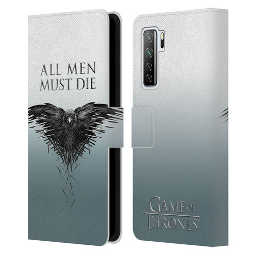 HBO Game of Thrones Key Art All Men Leather Book Wallet Case Cover For Huawei Nova 7 SE/P40 Lite 5G