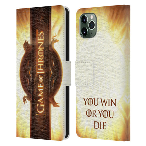 HBO Game of Thrones Key Art Opening Sequence Leather Book Wallet Case Cover For Apple iPhone 11 Pro Max
