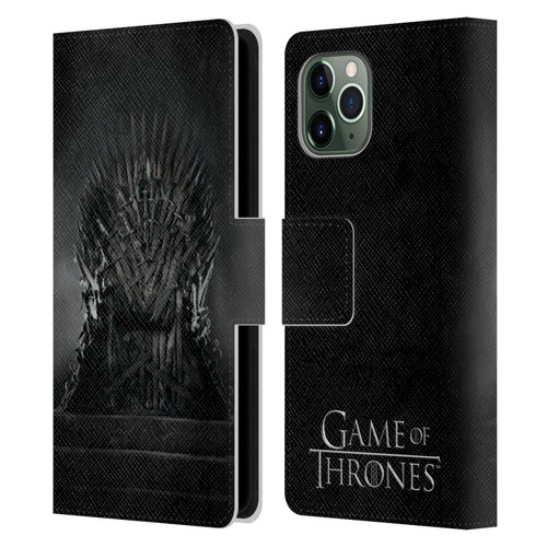 HBO Game of Thrones Key Art Iron Throne Leather Book Wallet Case Cover For Apple iPhone 11 Pro