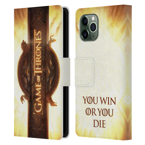 HBO Game of Thrones Key Art Opening Sequence Leather Book Wallet Case Cover For Apple iPhone 11 Pro