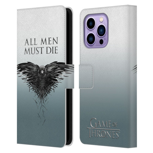 HBO Game of Thrones Key Art All Men Leather Book Wallet Case Cover For Apple iPhone 14 Pro Max