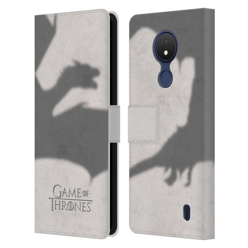 HBO Game of Thrones Key Art Dragon Leather Book Wallet Case Cover For Nokia C21