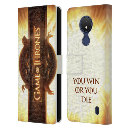 HBO Game of Thrones Key Art Opening Sequence Leather Book Wallet Case Cover For Nokia C21