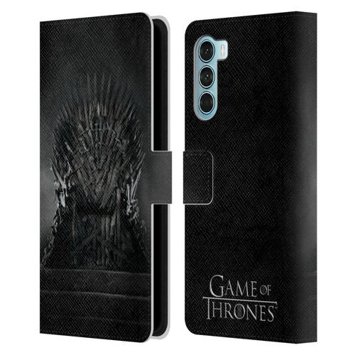 HBO Game of Thrones Key Art Iron Throne Leather Book Wallet Case Cover For Motorola Edge S30 / Moto G200 5G