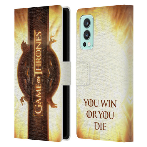 HBO Game of Thrones Key Art Opening Sequence Leather Book Wallet Case Cover For OnePlus Nord 2 5G