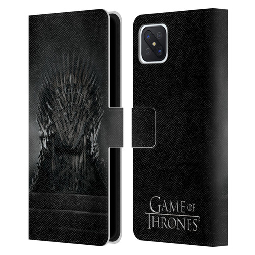 HBO Game of Thrones Key Art Iron Throne Leather Book Wallet Case Cover For OPPO Reno4 Z 5G