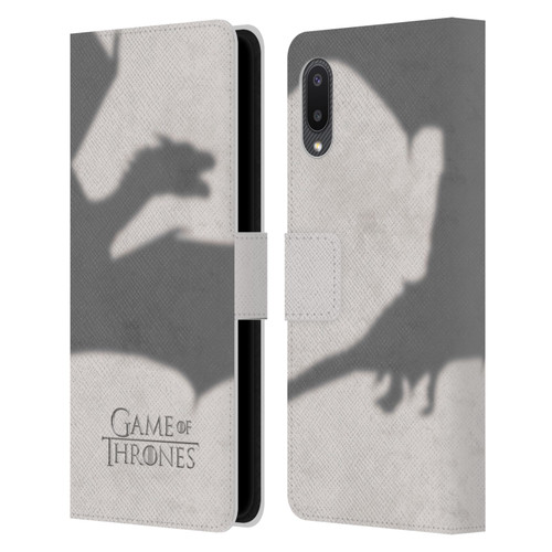 HBO Game of Thrones Key Art Dragon Leather Book Wallet Case Cover For Samsung Galaxy A02/M02 (2021)