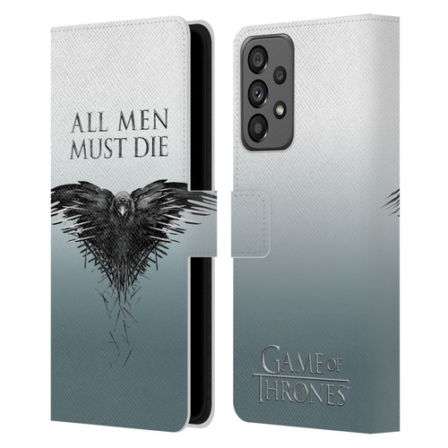 HBO Game of Thrones Key Art All Men Leather Book Wallet Case Cover For Samsung Galaxy A73 5G (2022)