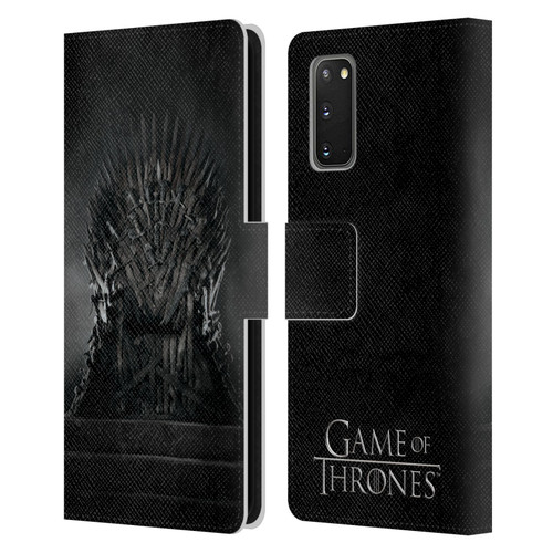 HBO Game of Thrones Key Art Iron Throne Leather Book Wallet Case Cover For Samsung Galaxy S20 / S20 5G