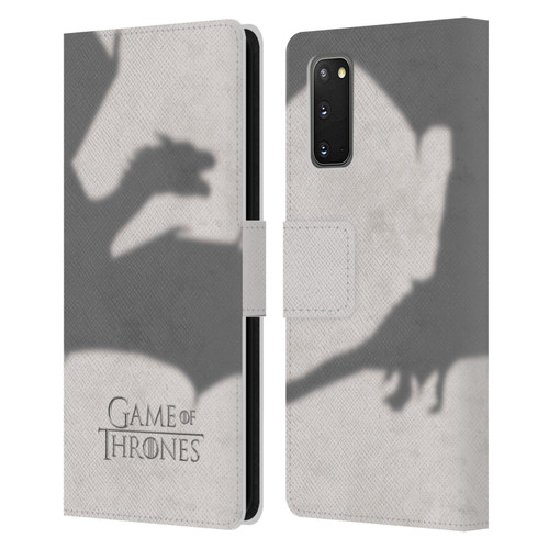 HBO Game of Thrones Key Art Dragon Leather Book Wallet Case Cover For Samsung Galaxy S20 / S20 5G