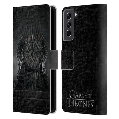 HBO Game of Thrones Key Art Iron Throne Leather Book Wallet Case Cover For Samsung Galaxy S21 FE 5G