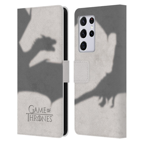 HBO Game of Thrones Key Art Dragon Leather Book Wallet Case Cover For Samsung Galaxy S21 Ultra 5G