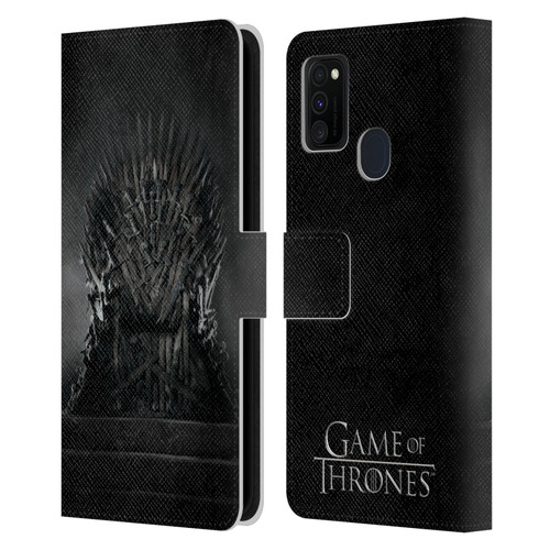 HBO Game of Thrones Key Art Iron Throne Leather Book Wallet Case Cover For Samsung Galaxy M30s (2019)/M21 (2020)