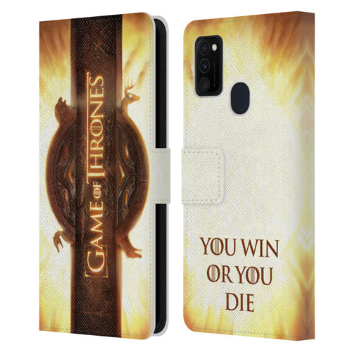 HBO Game of Thrones Key Art Opening Sequence Leather Book Wallet Case Cover For Samsung Galaxy M30s (2019)/M21 (2020)