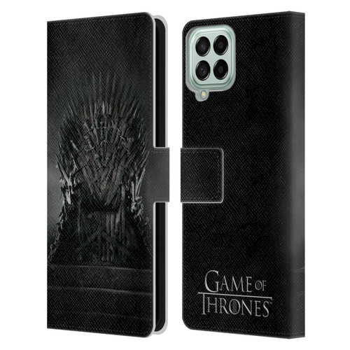 HBO Game of Thrones Key Art Iron Throne Leather Book Wallet Case Cover For Samsung Galaxy M33 (2022)