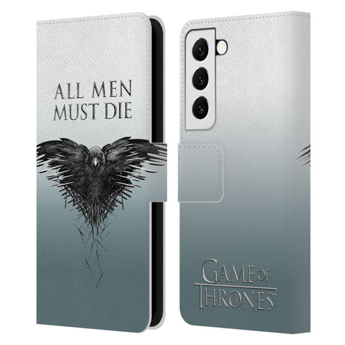 HBO Game of Thrones Key Art All Men Leather Book Wallet Case Cover For Samsung Galaxy S22 5G