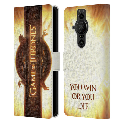 HBO Game of Thrones Key Art Opening Sequence Leather Book Wallet Case Cover For Sony Xperia Pro-I