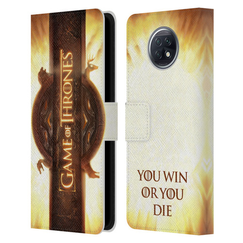 HBO Game of Thrones Key Art Opening Sequence Leather Book Wallet Case Cover For Xiaomi Redmi Note 9T 5G