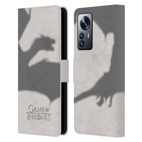 HBO Game of Thrones Key Art Dragon Leather Book Wallet Case Cover For Xiaomi 12 Pro