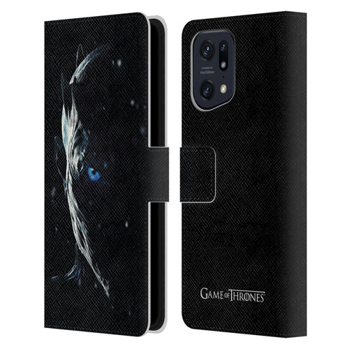 HBO Game of Thrones Season 7 Key Art Night King Leather Book Wallet Case Cover For OPPO Find X5
