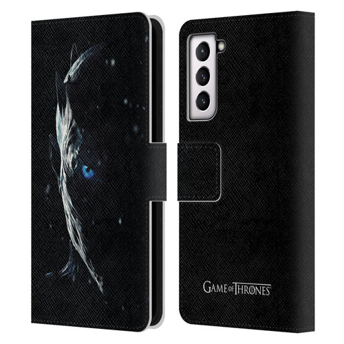HBO Game of Thrones Season 7 Key Art Night King Leather Book Wallet Case Cover For Samsung Galaxy S21 5G