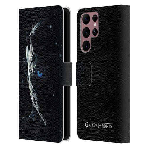 HBO Game of Thrones Season 7 Key Art Night King Leather Book Wallet Case Cover For Samsung Galaxy S22 Ultra 5G