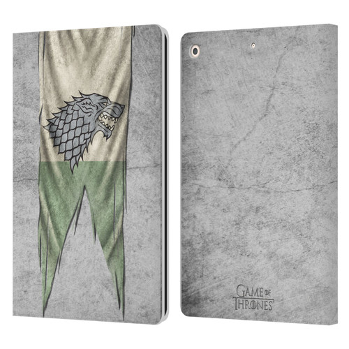 HBO Game of Thrones Sigil Flags Stark Leather Book Wallet Case Cover For Apple iPad 10.2 2019/2020/2021