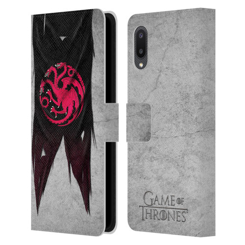 HBO Game of Thrones Sigil Flags Targaryen Leather Book Wallet Case Cover For Samsung Galaxy A02/M02 (2021)