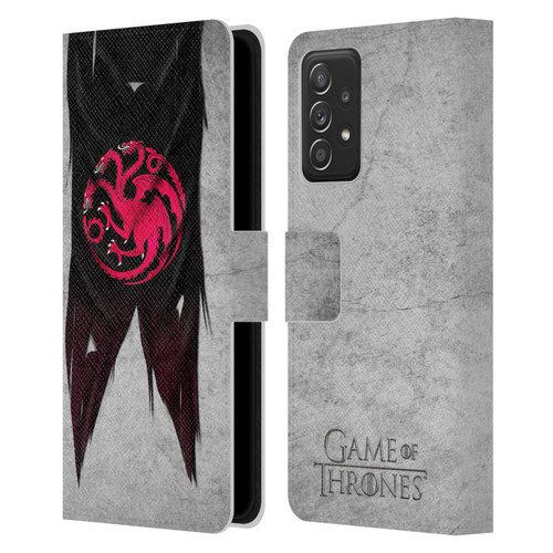 HBO Game of Thrones Sigil Flags Targaryen Leather Book Wallet Case Cover For Samsung Galaxy A52 / A52s / 5G (2021)