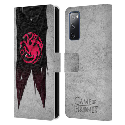 HBO Game of Thrones Sigil Flags Targaryen Leather Book Wallet Case Cover For Samsung Galaxy S20 FE / 5G