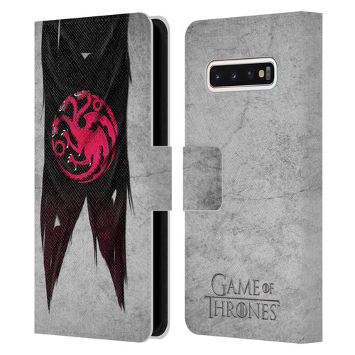 HBO Game of Thrones Sigil Flags Targaryen Leather Book Wallet Case Cover For Samsung Galaxy S10