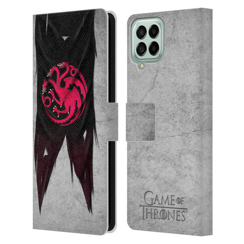 HBO Game of Thrones Sigil Flags Targaryen Leather Book Wallet Case Cover For Samsung Galaxy M33 (2022)