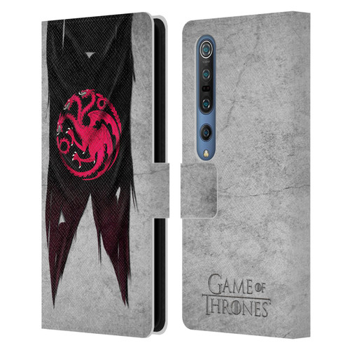 HBO Game of Thrones Sigil Flags Targaryen Leather Book Wallet Case Cover For Xiaomi Mi 10 5G / Mi 10 Pro 5G