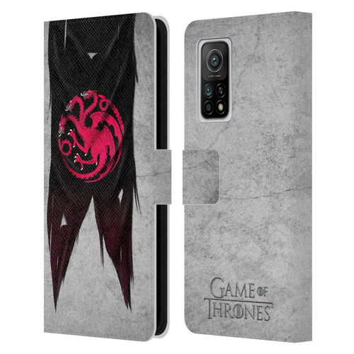 HBO Game of Thrones Sigil Flags Targaryen Leather Book Wallet Case Cover For Xiaomi Mi 10T 5G
