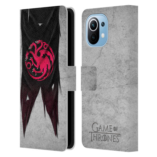 HBO Game of Thrones Sigil Flags Targaryen Leather Book Wallet Case Cover For Xiaomi Mi 11