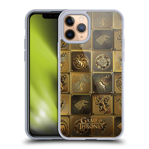 HBO Game of Thrones Golden Sigils All Houses Soft Gel Case for Apple iPhone 11 Pro