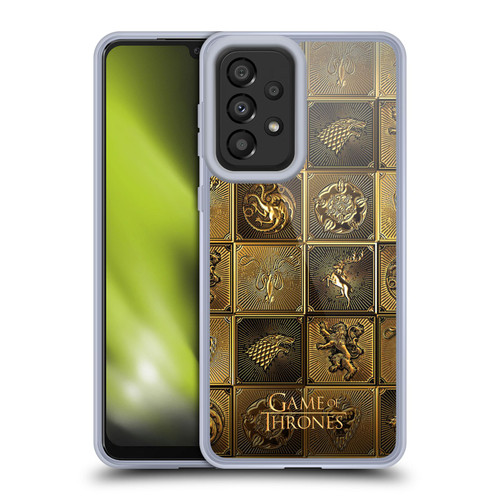 HBO Game of Thrones Golden Sigils All Houses Soft Gel Case for Samsung Galaxy A33 5G (2022)
