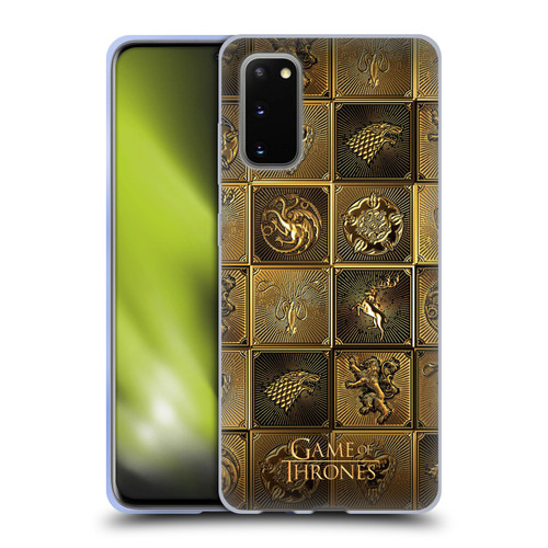 HBO Game of Thrones Golden Sigils All Houses Soft Gel Case for Samsung Galaxy S20 / S20 5G