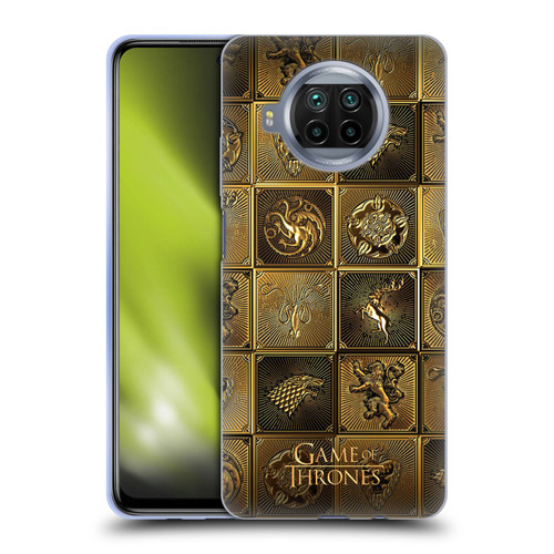 HBO Game of Thrones Golden Sigils All Houses Soft Gel Case for Xiaomi Mi 10T Lite 5G