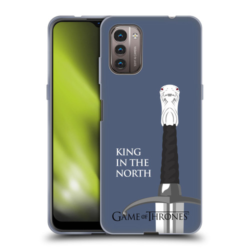 HBO Game of Thrones Graphics Longclaw King North Soft Gel Case for Nokia G11 / G21