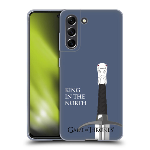 HBO Game of Thrones Graphics Longclaw King North Soft Gel Case for Samsung Galaxy S21 FE 5G