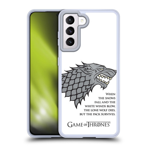 HBO Game of Thrones Graphics White Winds Soft Gel Case for Samsung Galaxy S21 5G