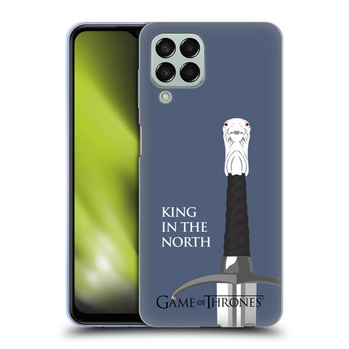 HBO Game of Thrones Graphics Longclaw King North Soft Gel Case for Samsung Galaxy M33 (2022)