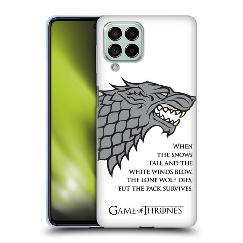 HBO Game of Thrones Graphics White Winds Soft Gel Case for Samsung Galaxy M53 (2022)