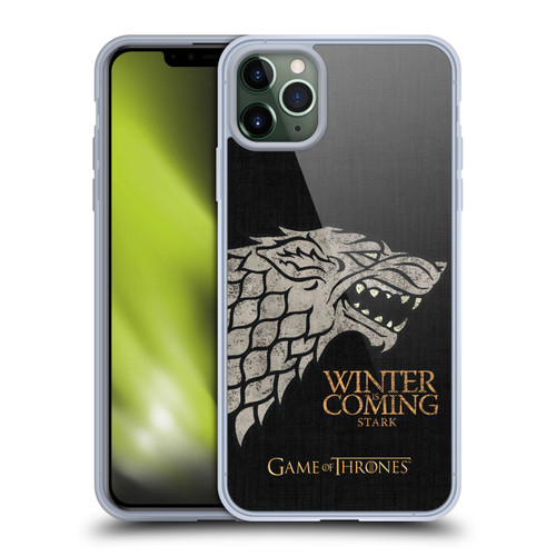 HBO Game of Thrones House Mottos Stark Soft Gel Case for Apple iPhone 11 Pro Max