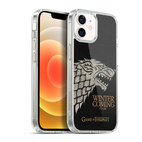 HBO Game of Thrones House Mottos Stark Soft Gel Case for Apple iPhone 12 / iPhone 12 Pro & MagSafe