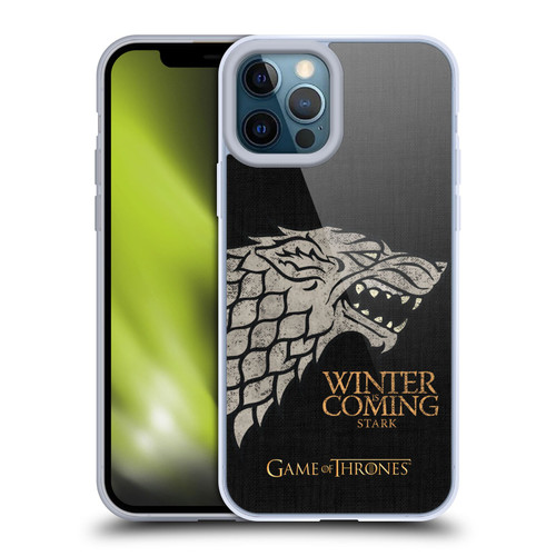 HBO Game of Thrones House Mottos Stark Soft Gel Case for Apple iPhone 12 Pro Max