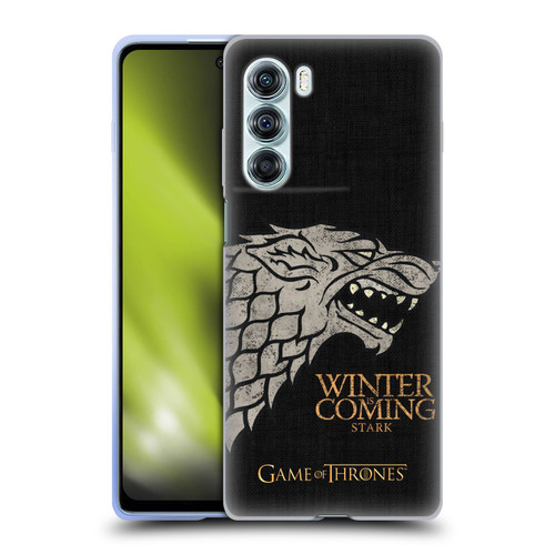 HBO Game of Thrones House Mottos Stark Soft Gel Case for Motorola Edge S30 / Moto G200 5G